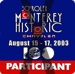 (image for) Monterey 2003 30th Rolex Ford Chrysler Sticker